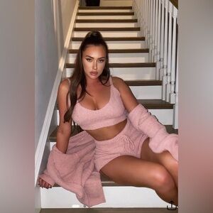 NWT Living In It Cozy 3 Piece Set Fashion Nova - Pink